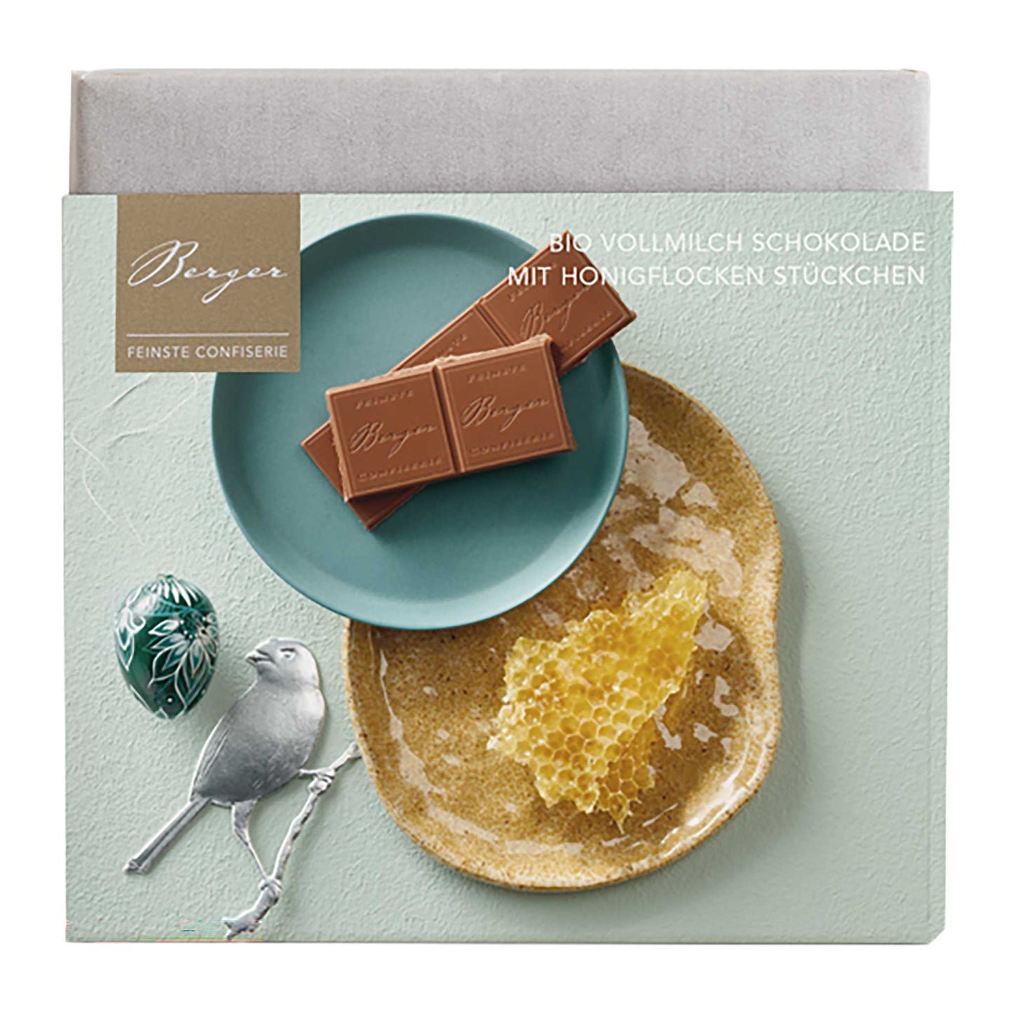 Berger Bio Vollmilch Schokolade Honigflocken