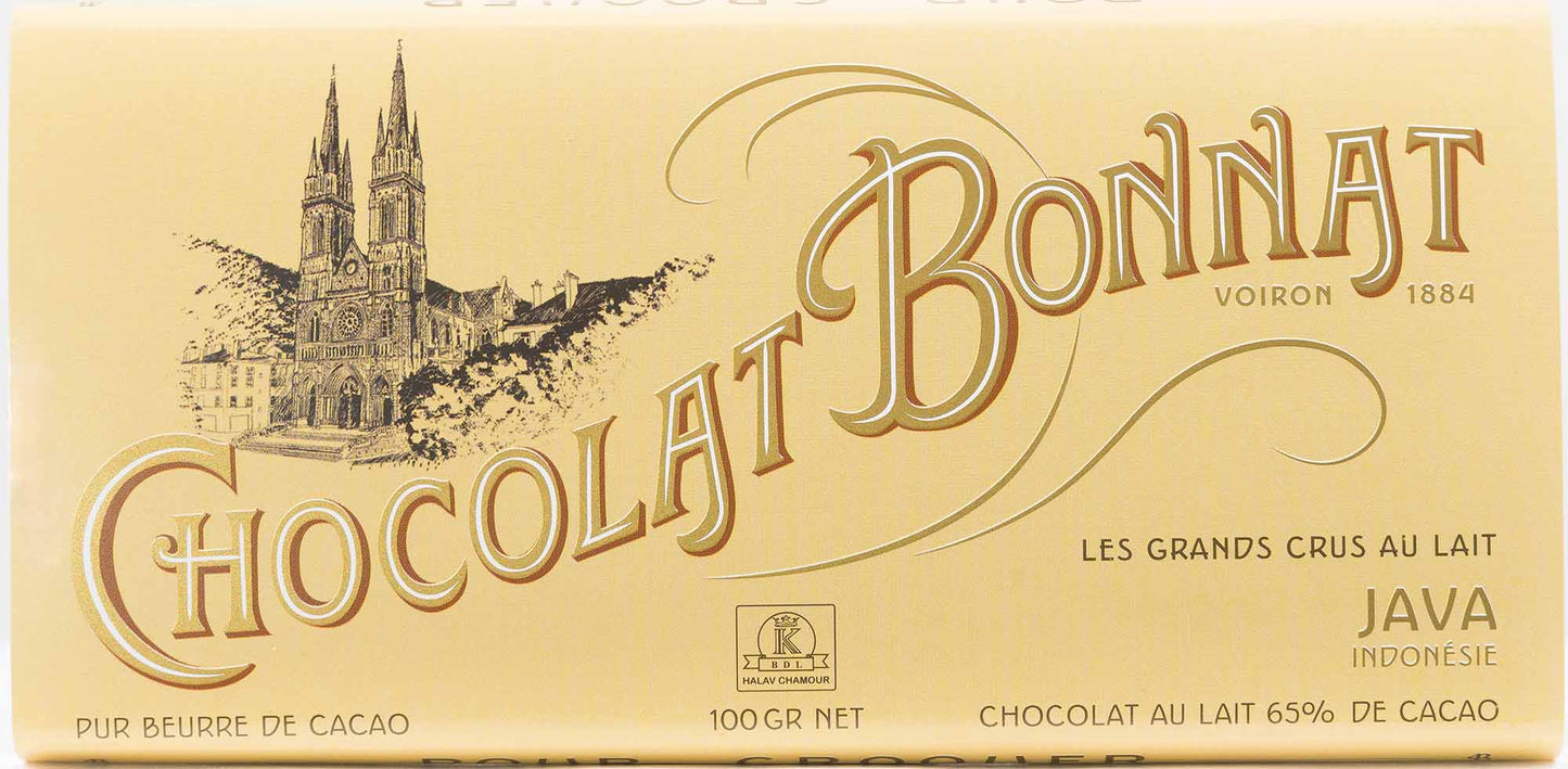 Bonnat Schokolade Java Lait 65% Milchschokolade