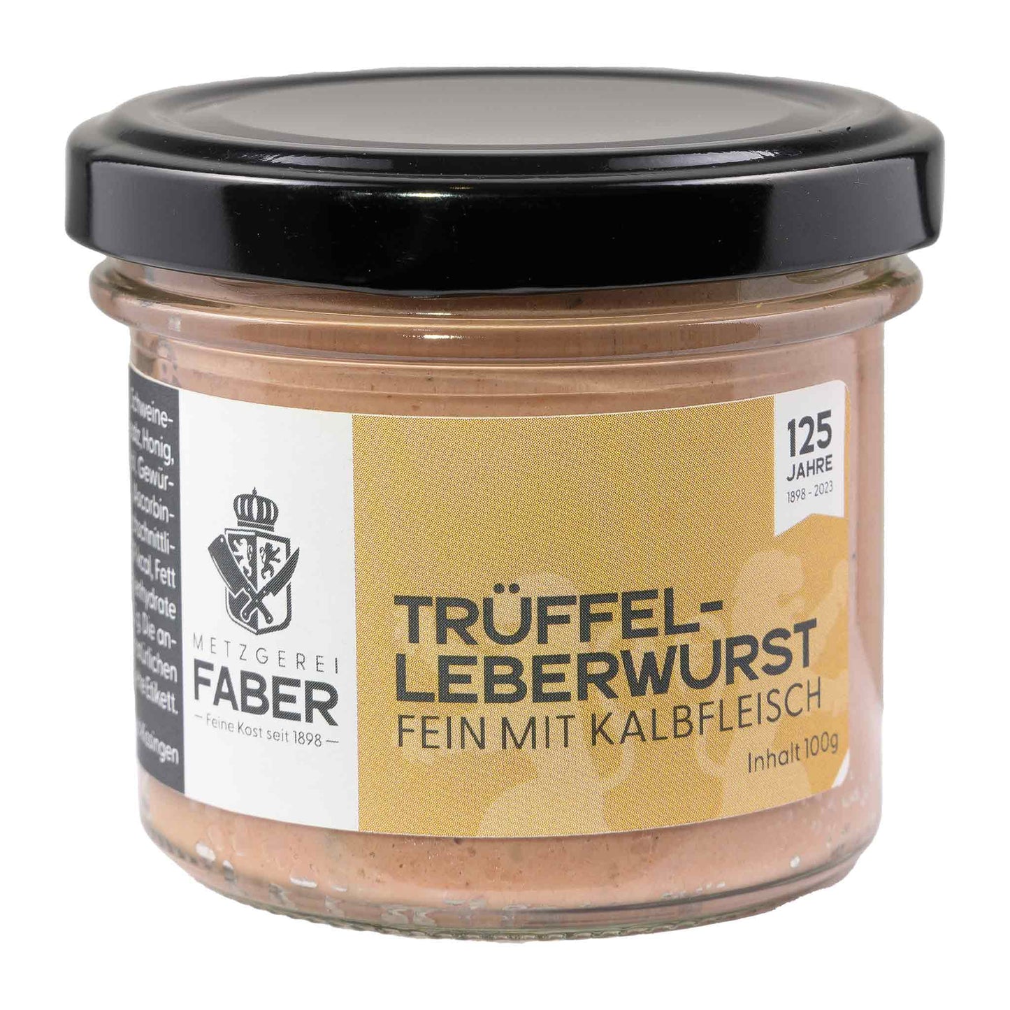 Faber Feinkost Trüffel Leberwurst mit Kalbfleisch 100g