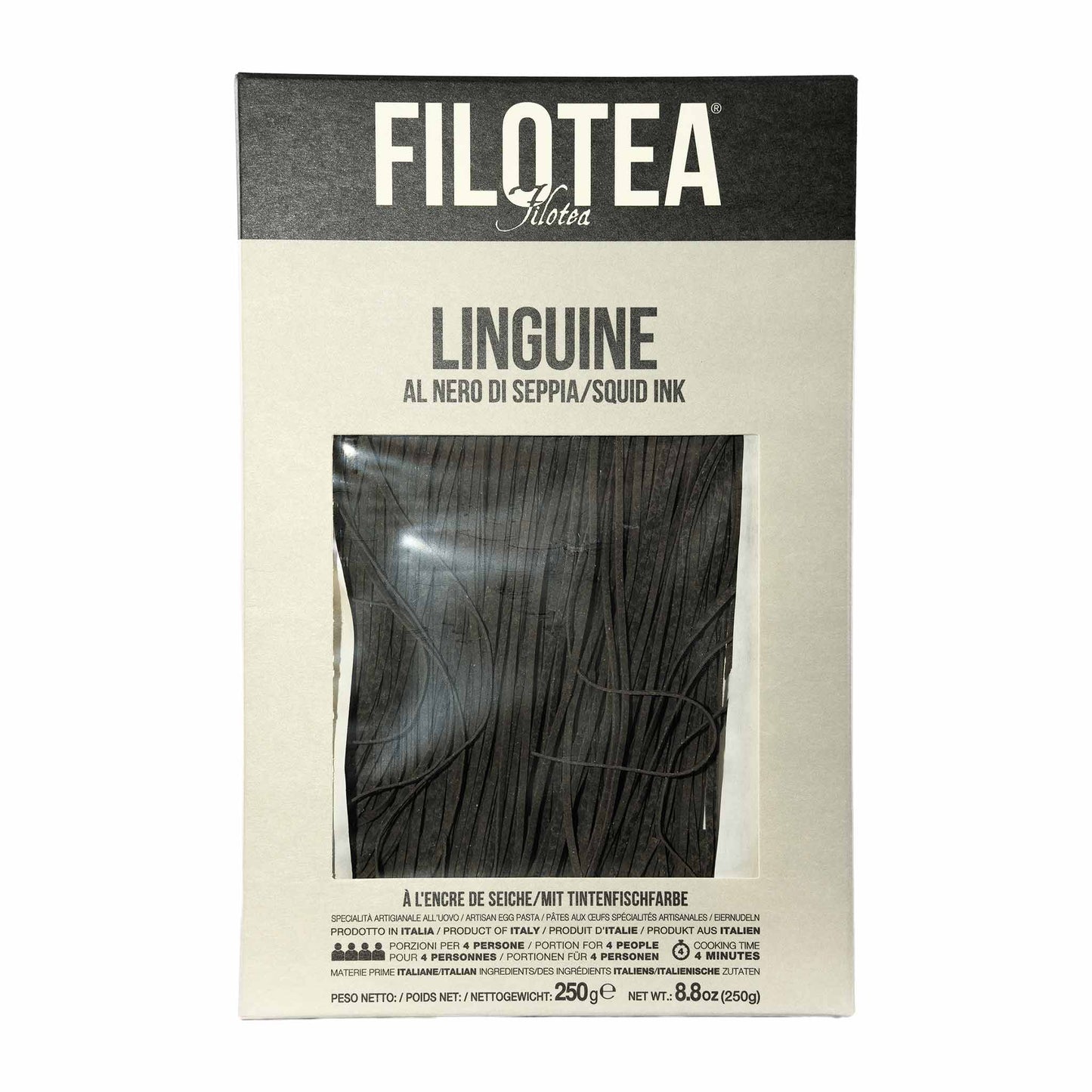 Pasta Filotea schwarze Linguine al Nero di Seppia 250g