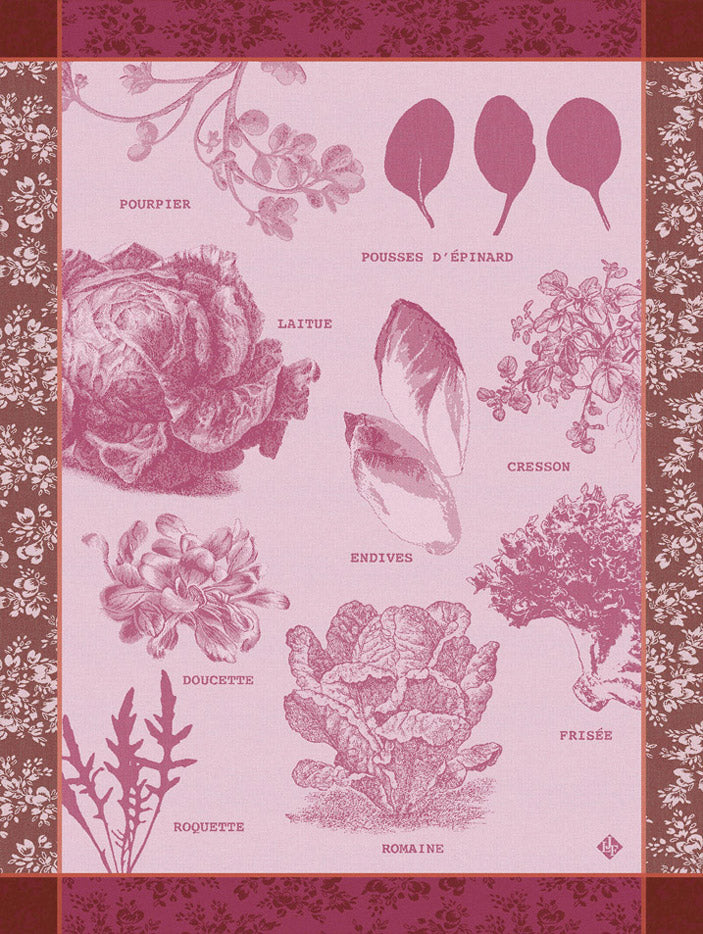 Geschirrtuch Salades Illustrées Chicorée