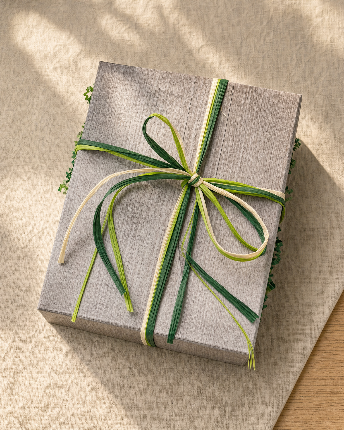 Gourmet Geschenk Apfelgenuss – Geschenkkorb verpackt mit handgebundener Schleife