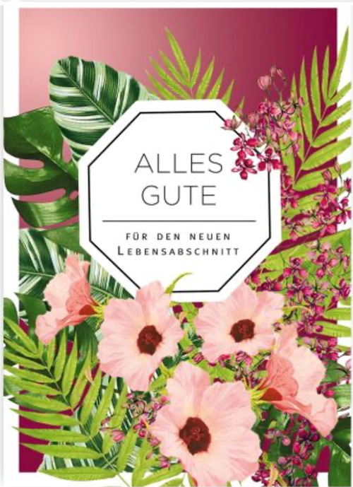 Grusskarte zur Verabschiedung Alles Gute