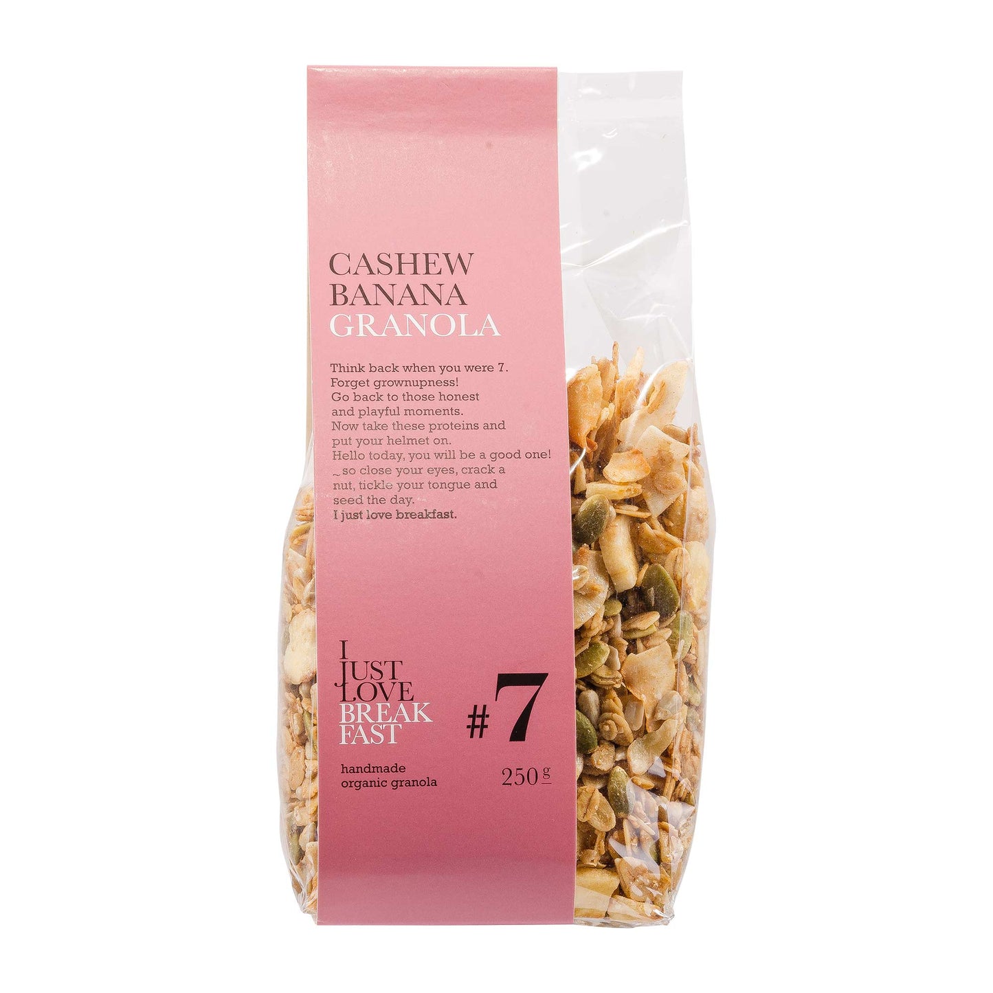 I just love breakfast #7 Granola Cashew Banana