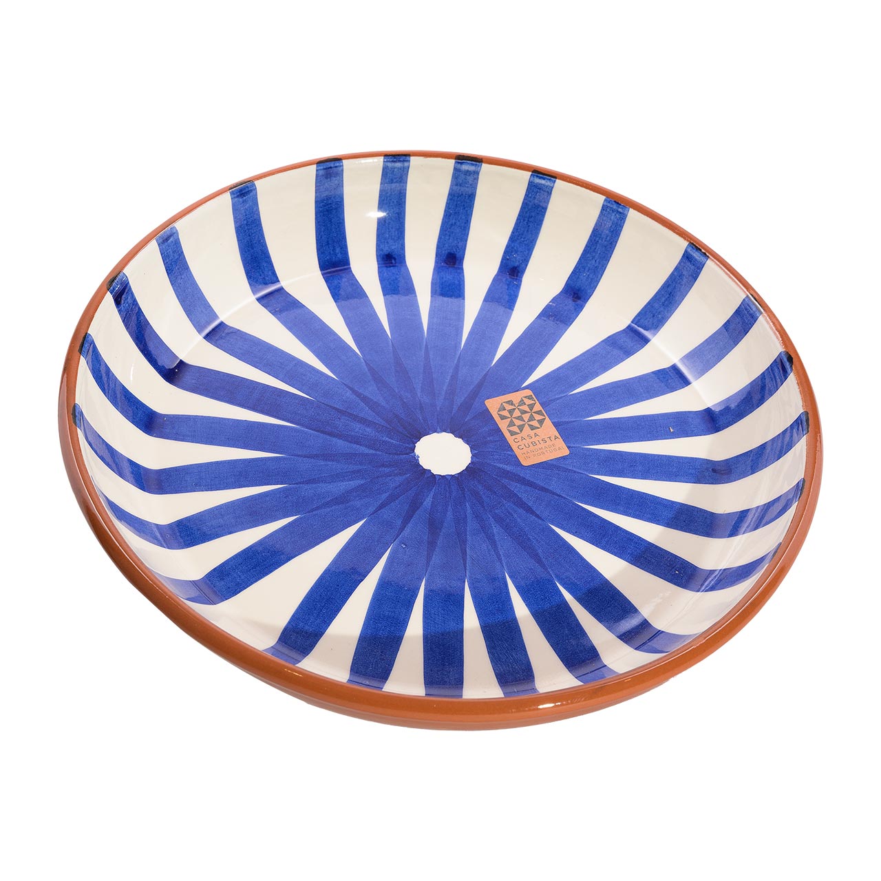 Keramikschale groß ray blue