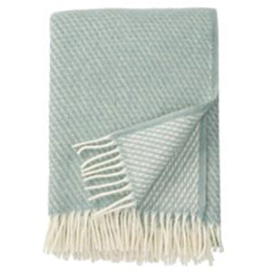 Klippan Wolldecke Velvet duck egg blue