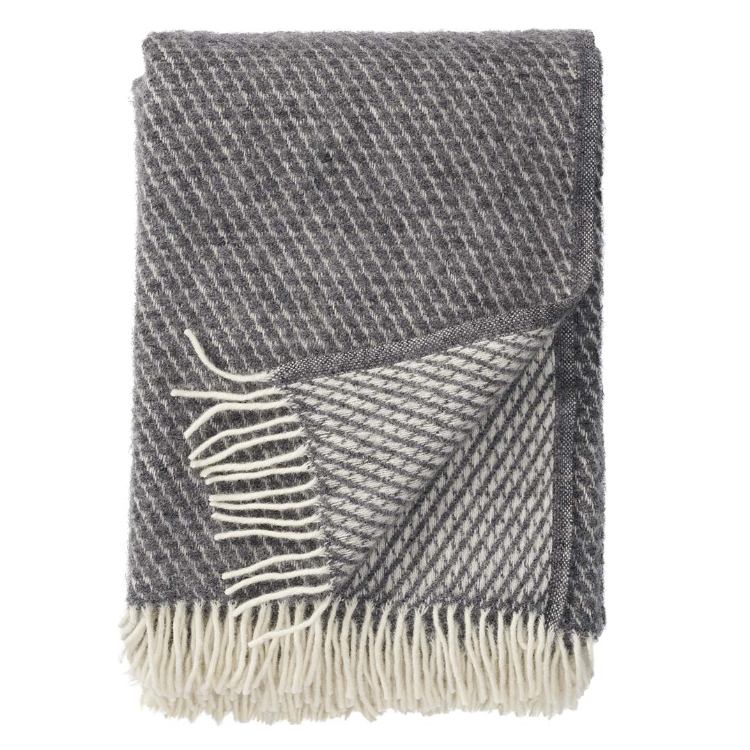 Klippan Wolldecke Velvet grey