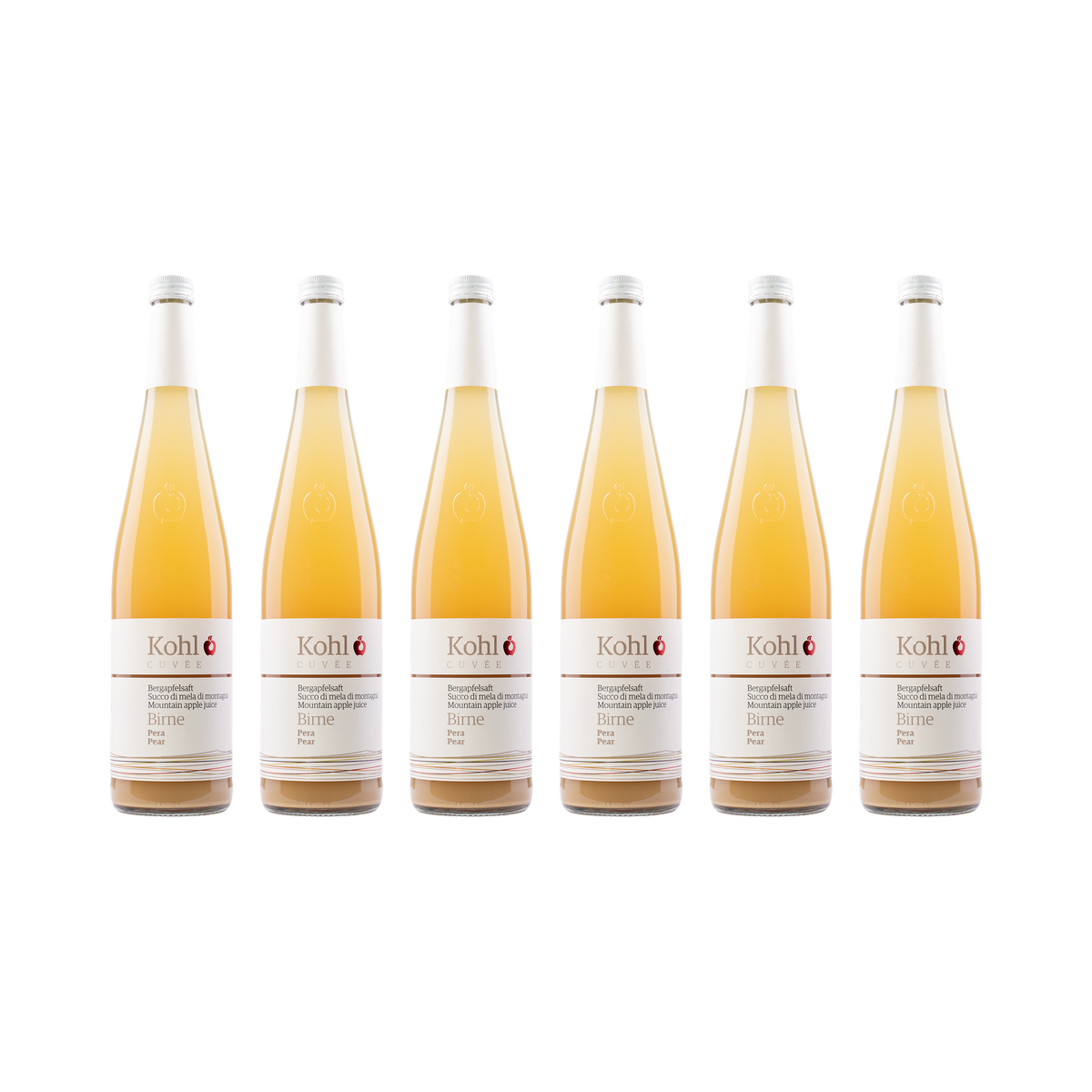 Apfelsaft mit Birne – 6× 750 ml