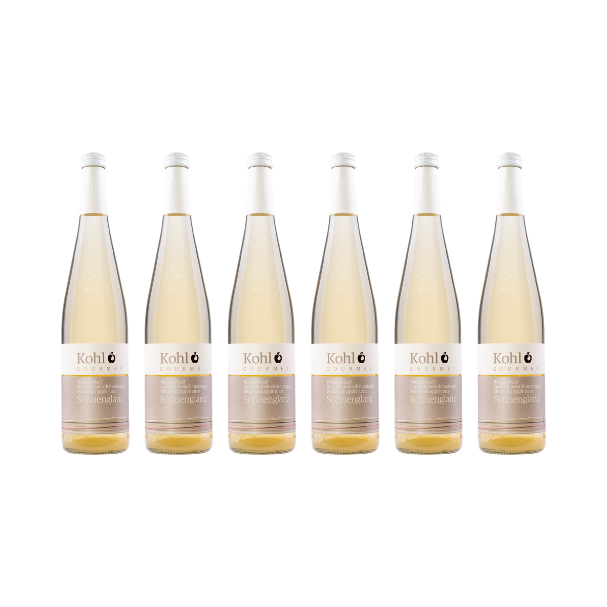Bergapfelsaft Sonnenglanz – 6× 750 ml