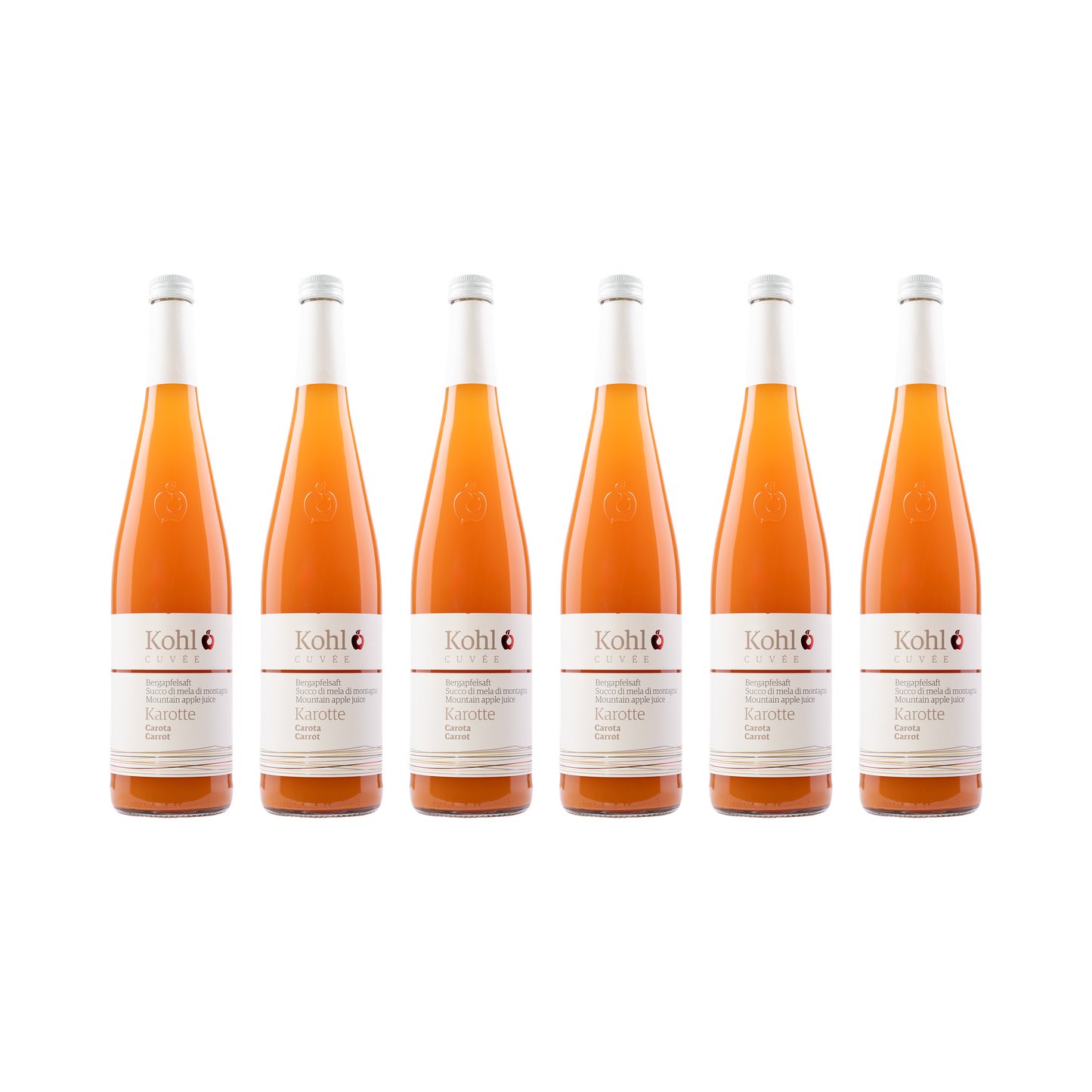 Apfelsaft mit Karotte – 6× 750 ml