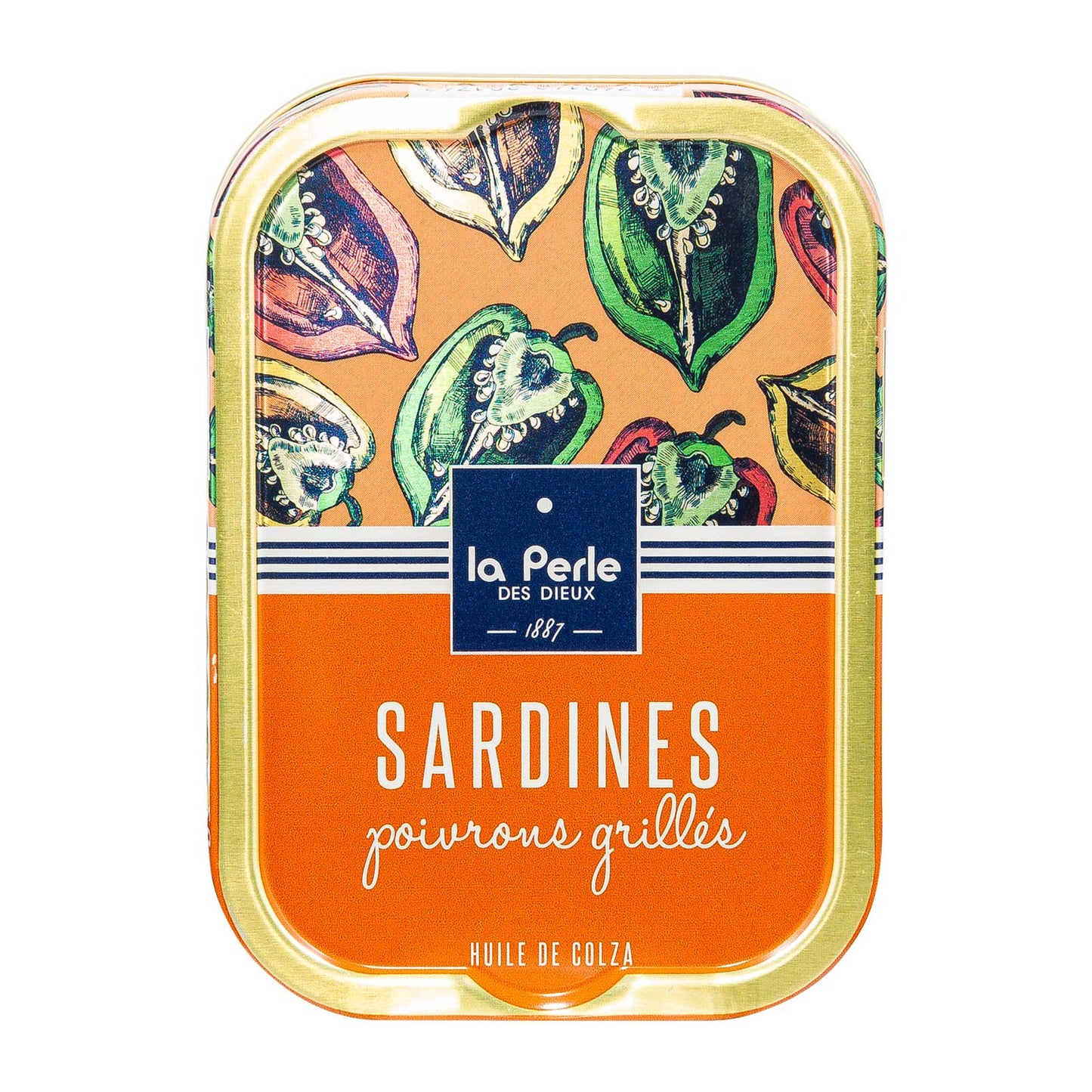 La Perle des Dieux Ölsardinen mit gegrillter Paprika