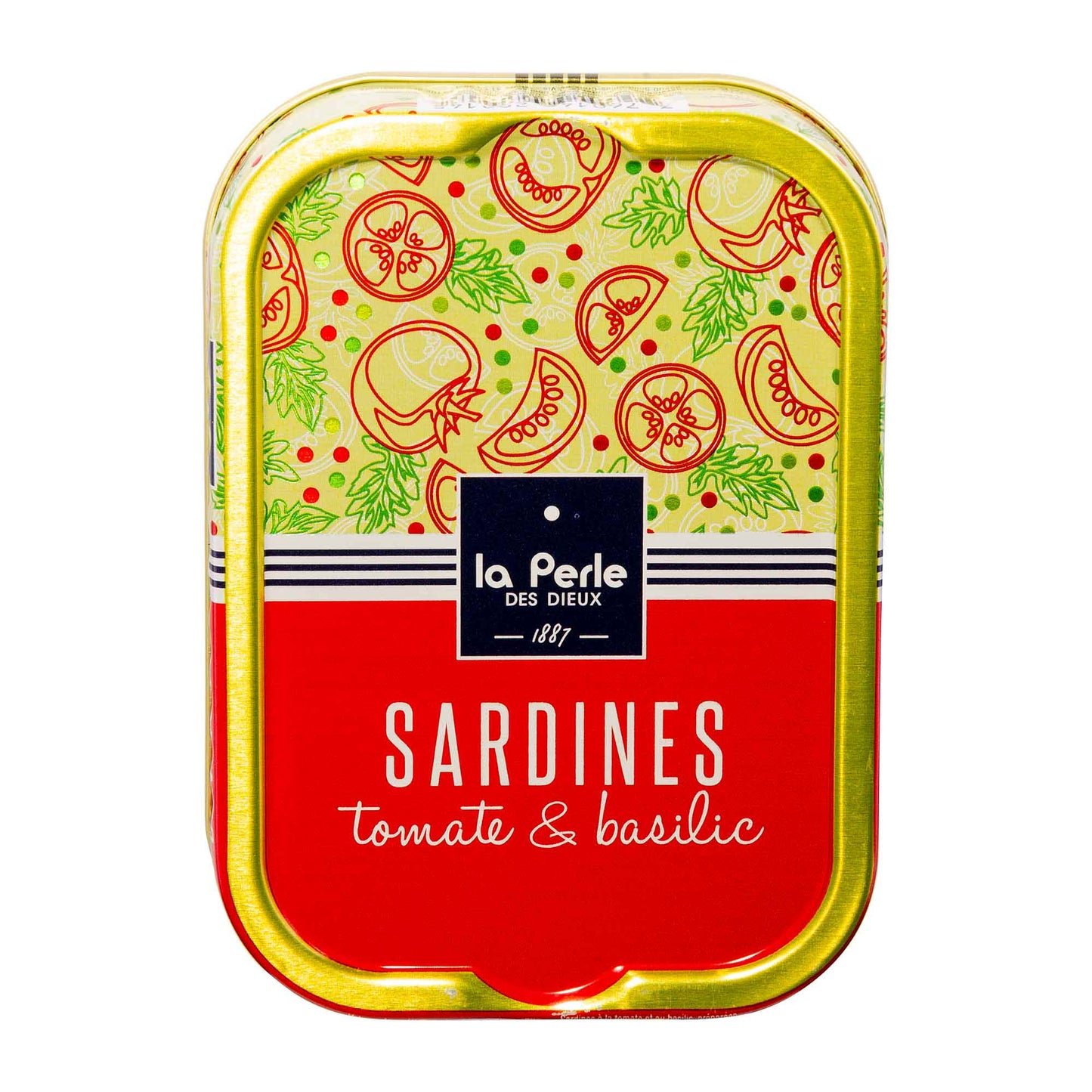La Perle des Dieux Sardinen Tomate Basilikum