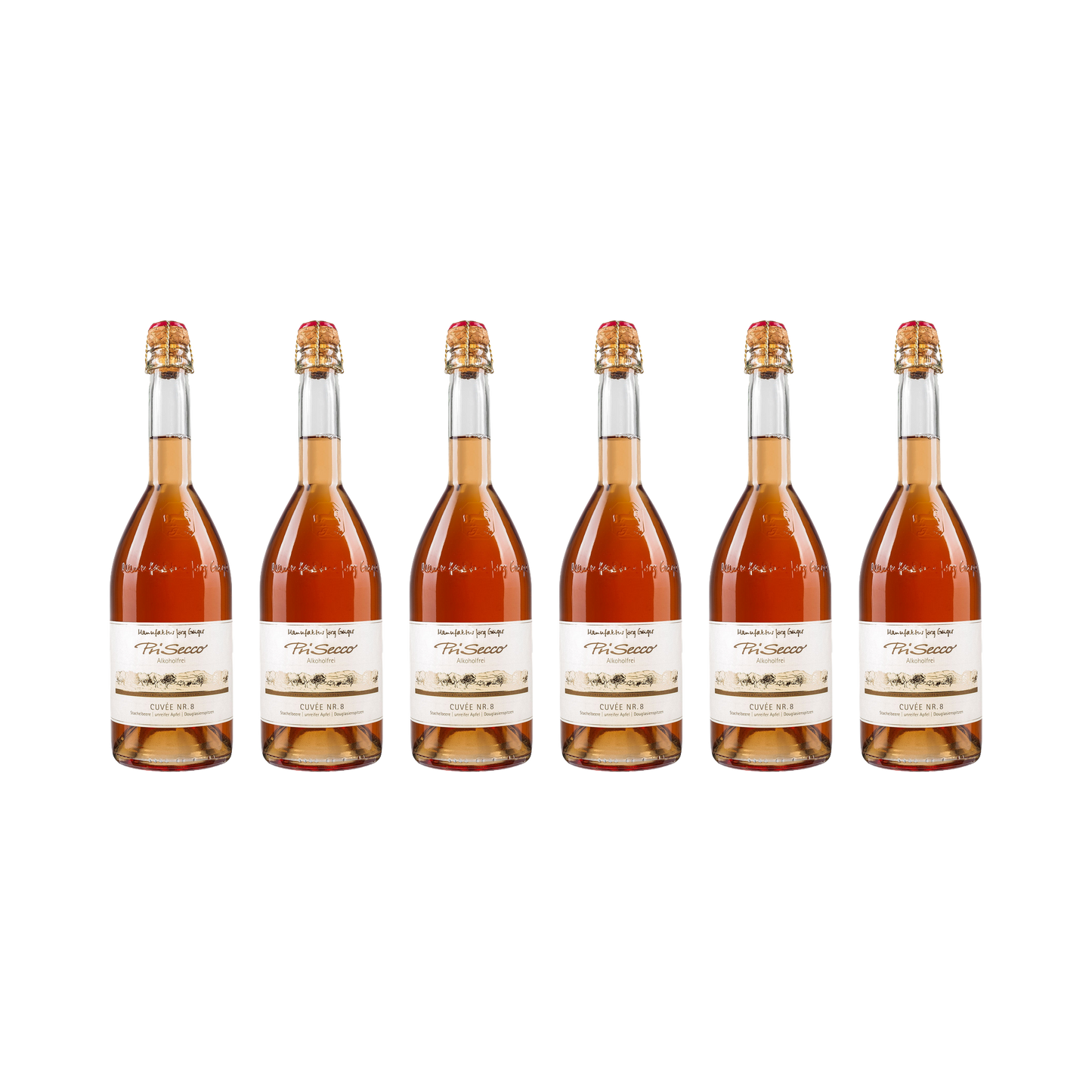 Prisecco Cuvée Nr. 8 – alkoholfrei — 6× 750 ml