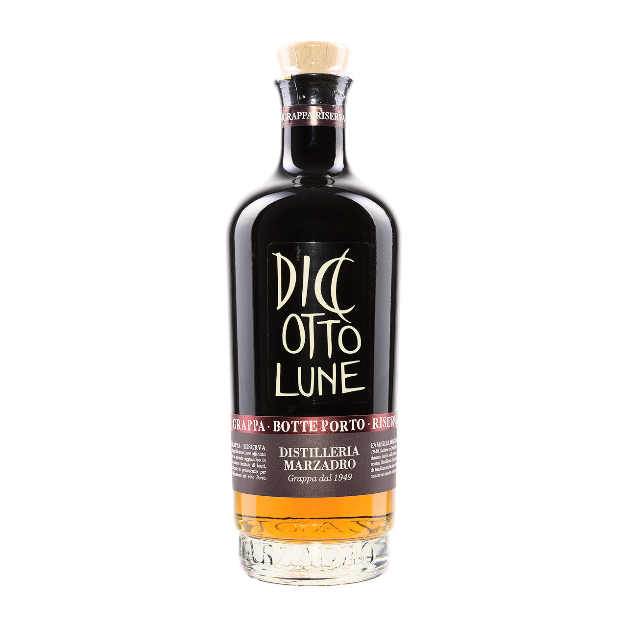 Marzadro Grappa Diciotto Lune Botte Porto 700ml