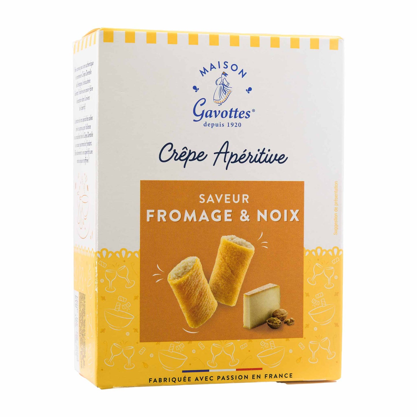 Gavottes Crêperolles Käse Nuss 110g