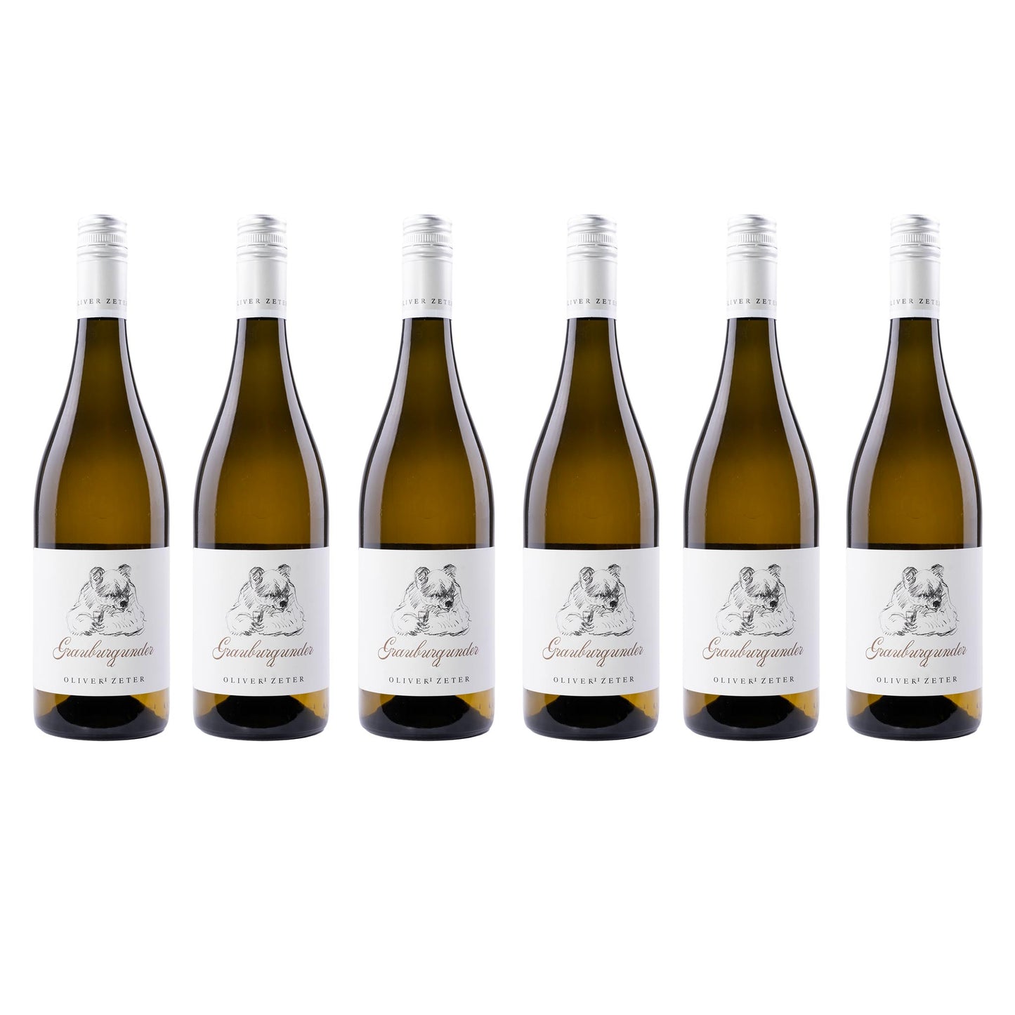 Oliver Zeter Grauburgunder 6er Set