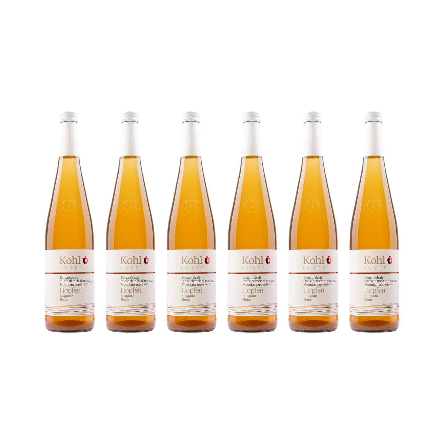 Apfelsaft mit Hopfen – 6× 750 ml