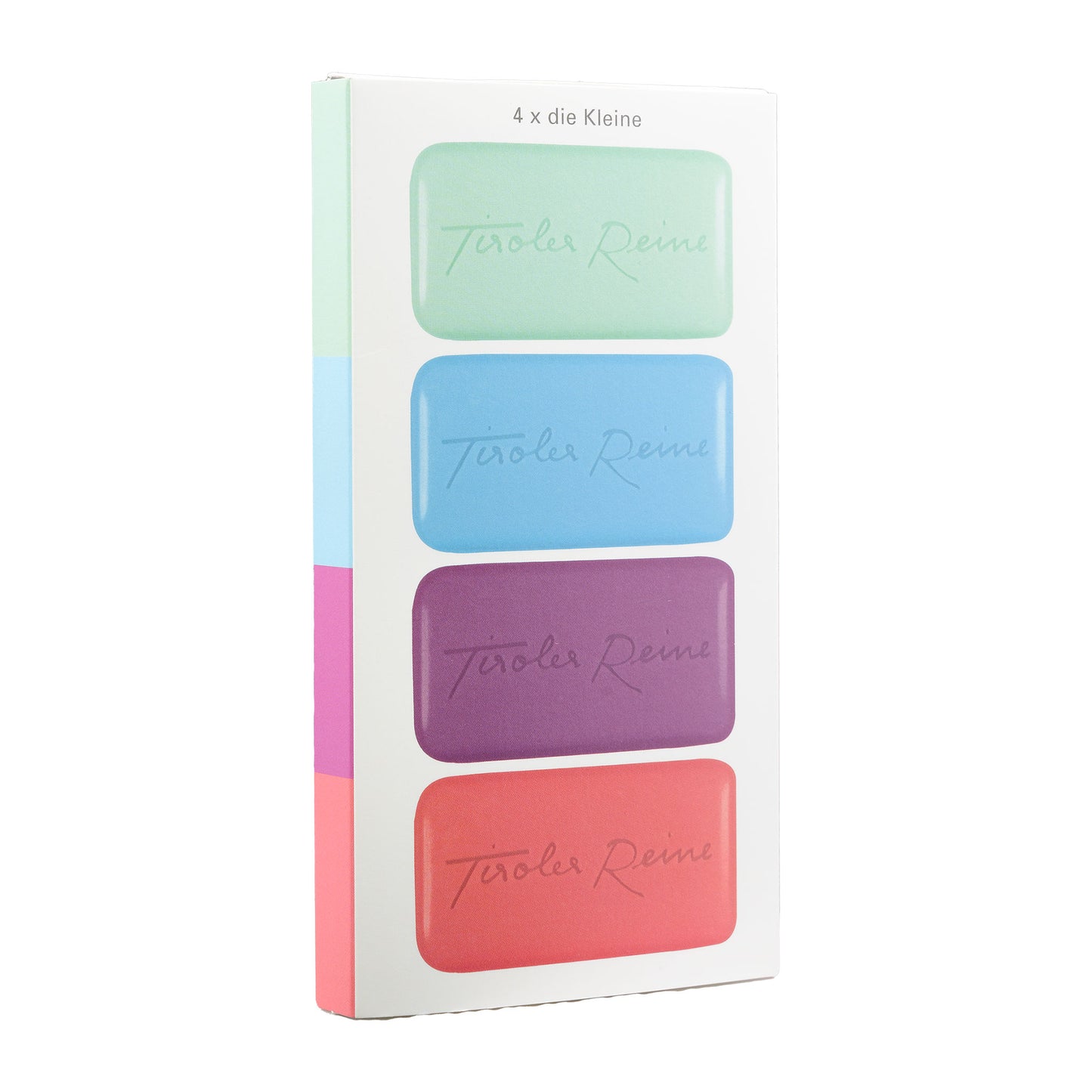 Tiroler Reine Seifen Geschenk blau rosa
