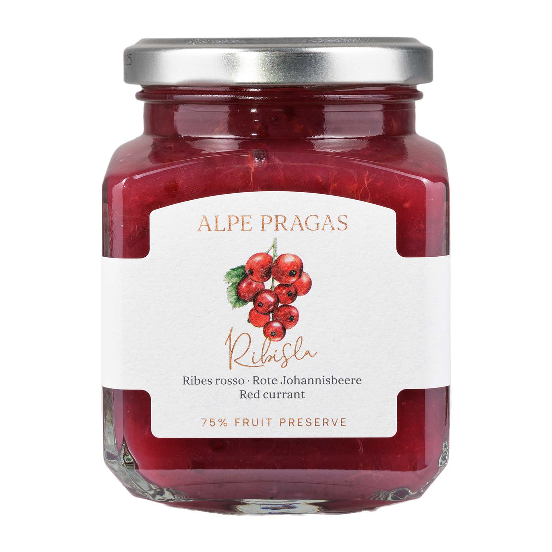Rote Johannisbeere Fruchtaufstrich von Alpe Pragas
