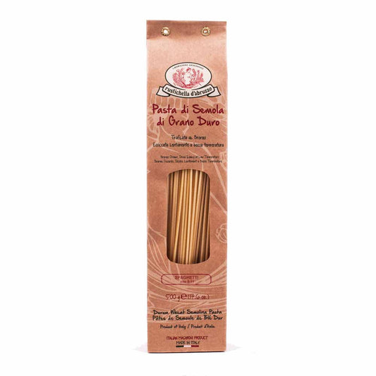 Packung Spaghetti aus Hartweizengrieß von Rustichella d’Abruzzo
