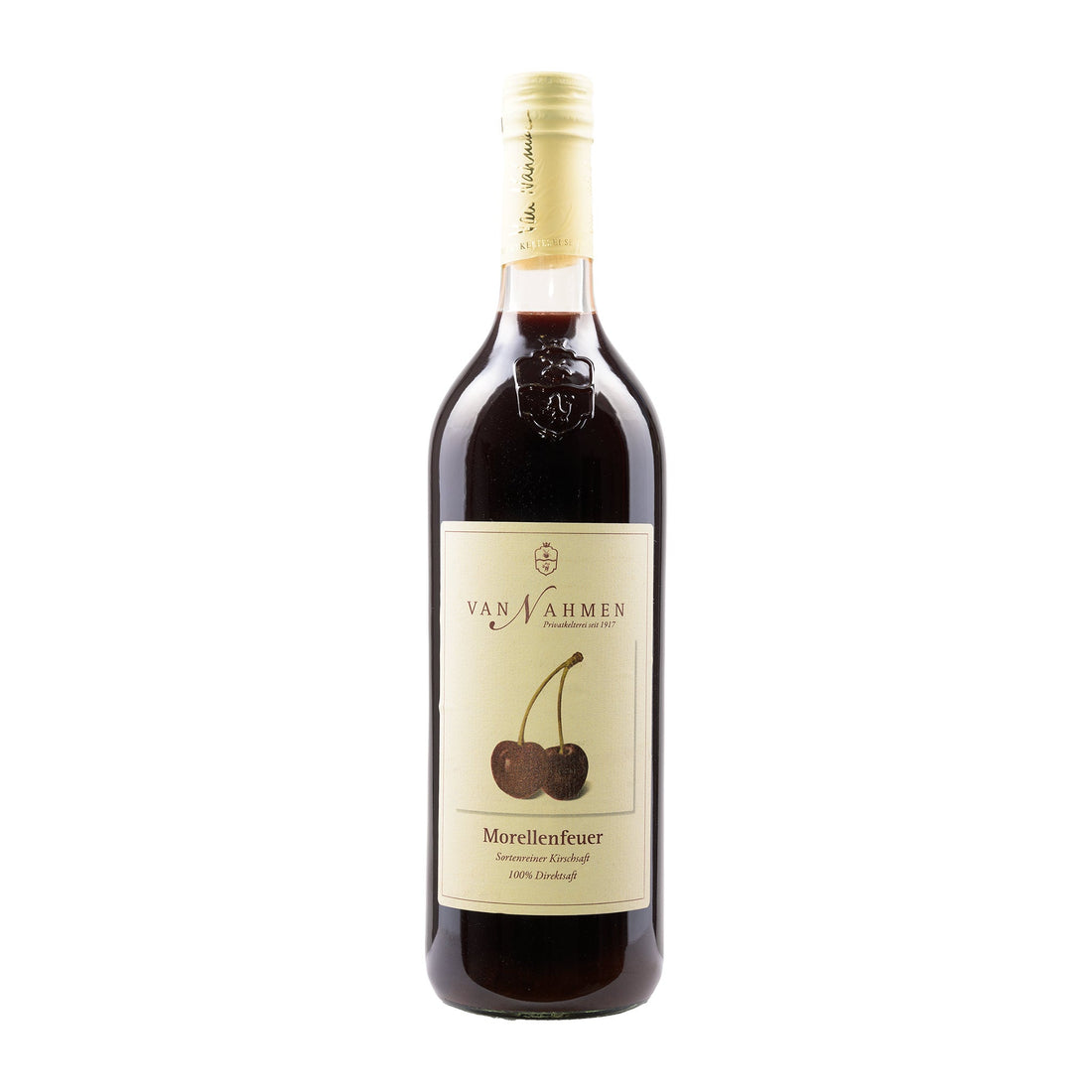 Flasche Morellenfeuer Kirschsaft von van Nahmen
