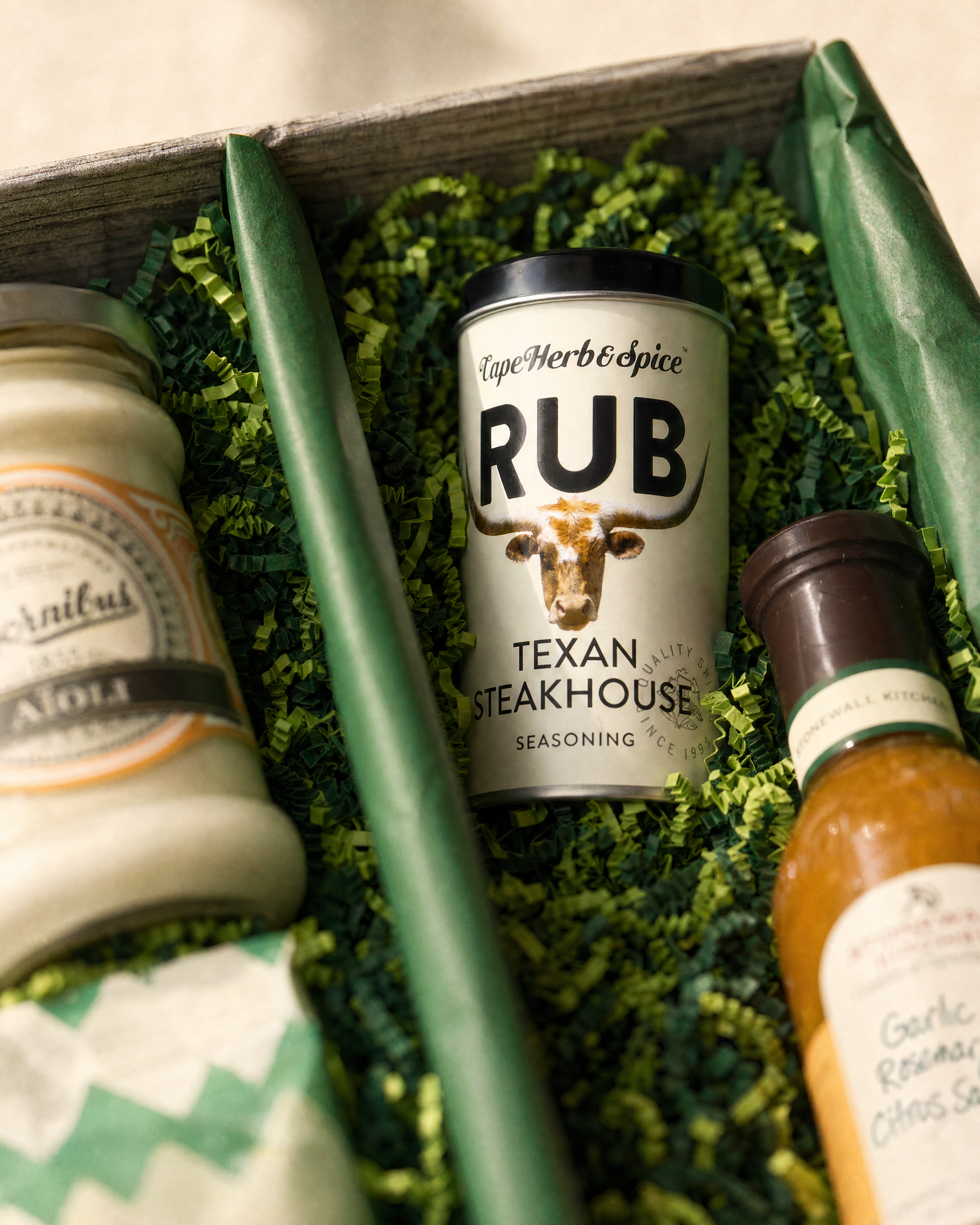 Cape Herb & Spice Texan Steakhouse Rub im Geschenkkorb BBQ Deluxe