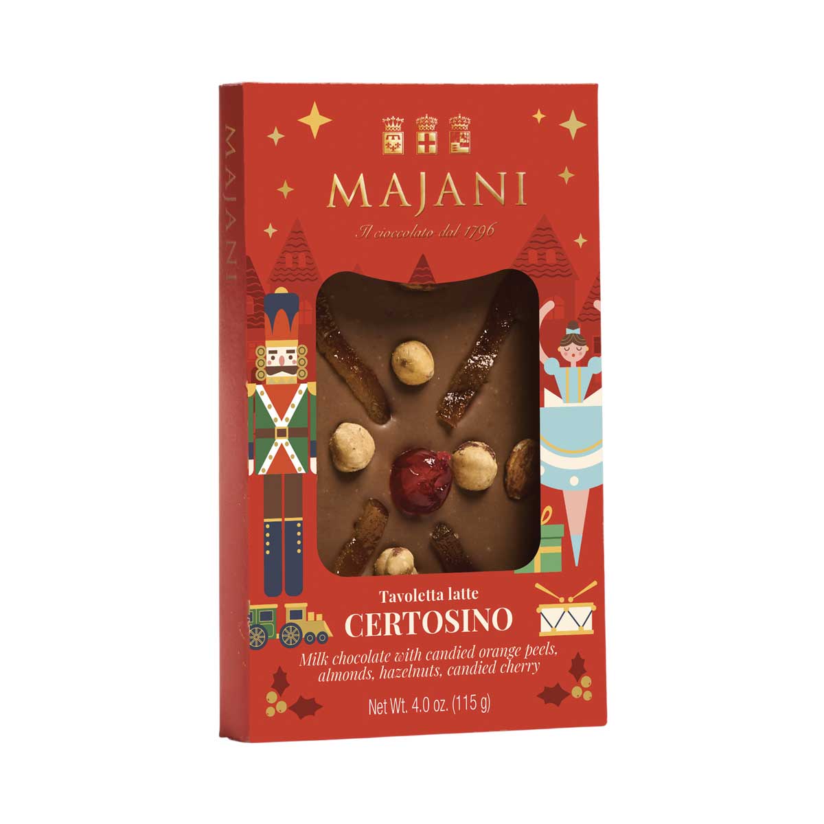 Majani Schokolade Milchschokoladentafel Certosino