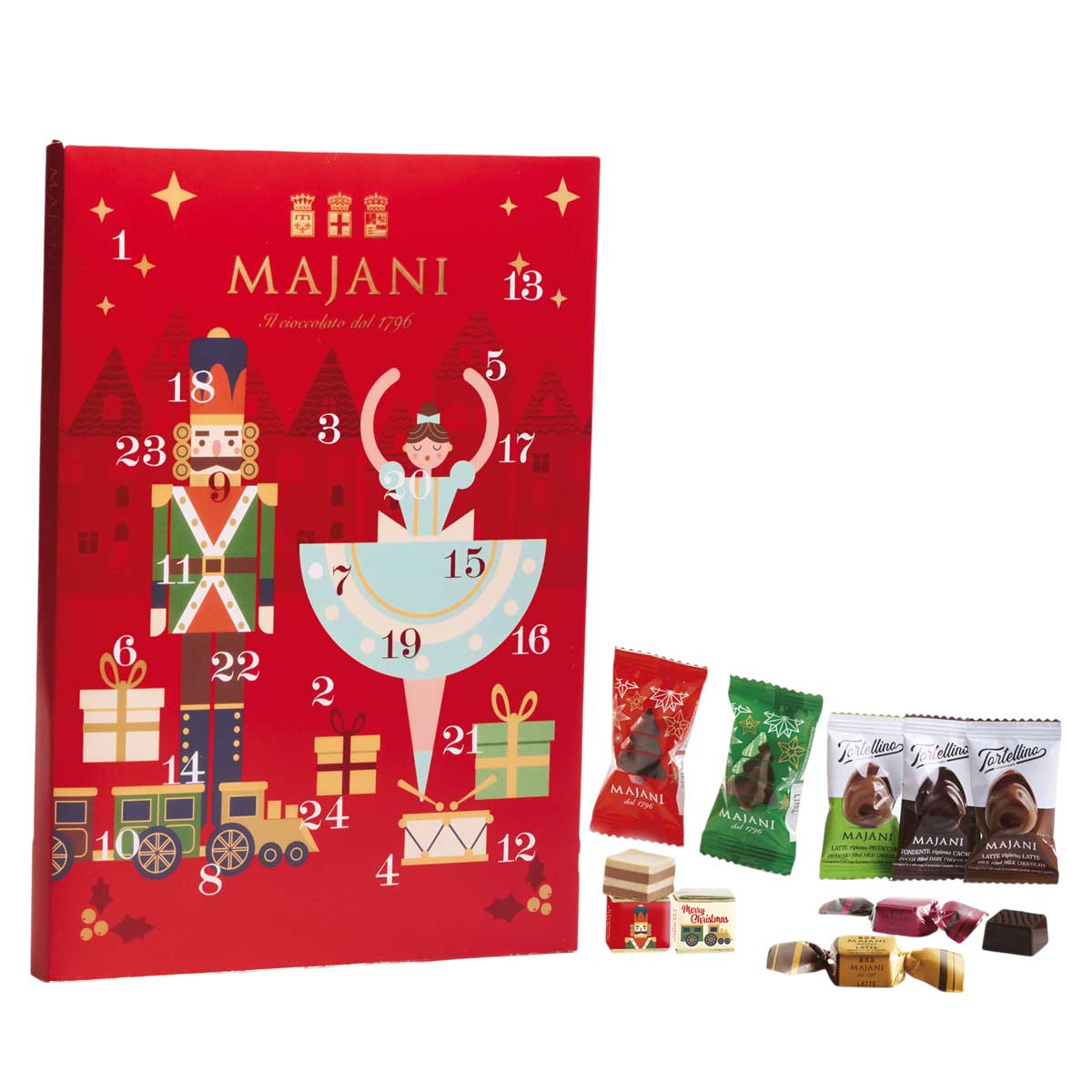 Majani Schokolade Adventskalender – Schokoladenmischung