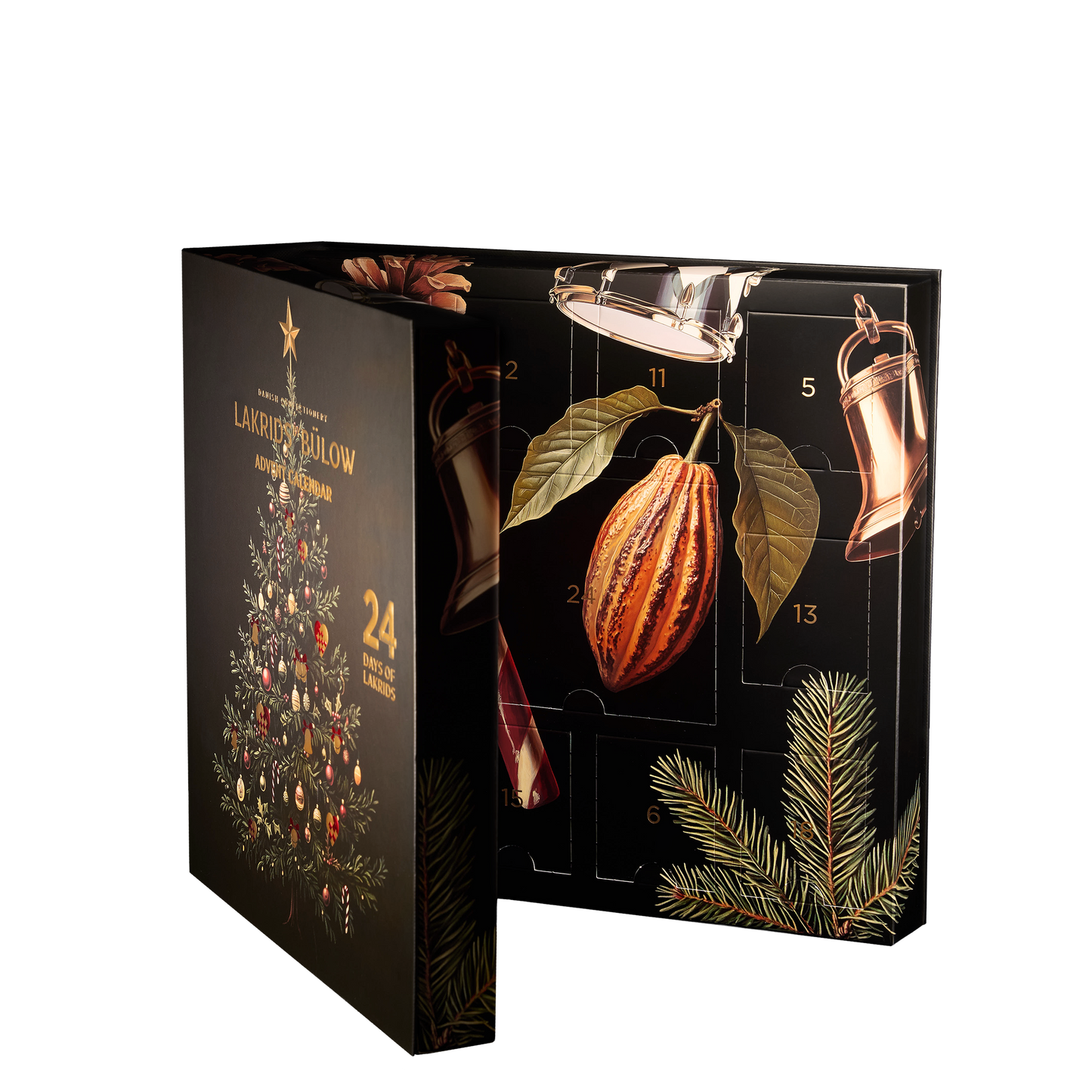 Lakrids by Bülow Adventskalender 2026 halb geöffnet