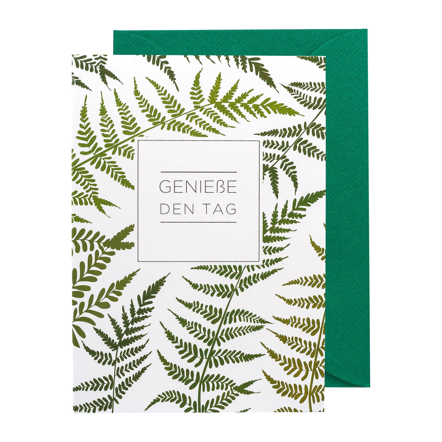 Grußkarte Genieße den Tag – Botanic Bliss