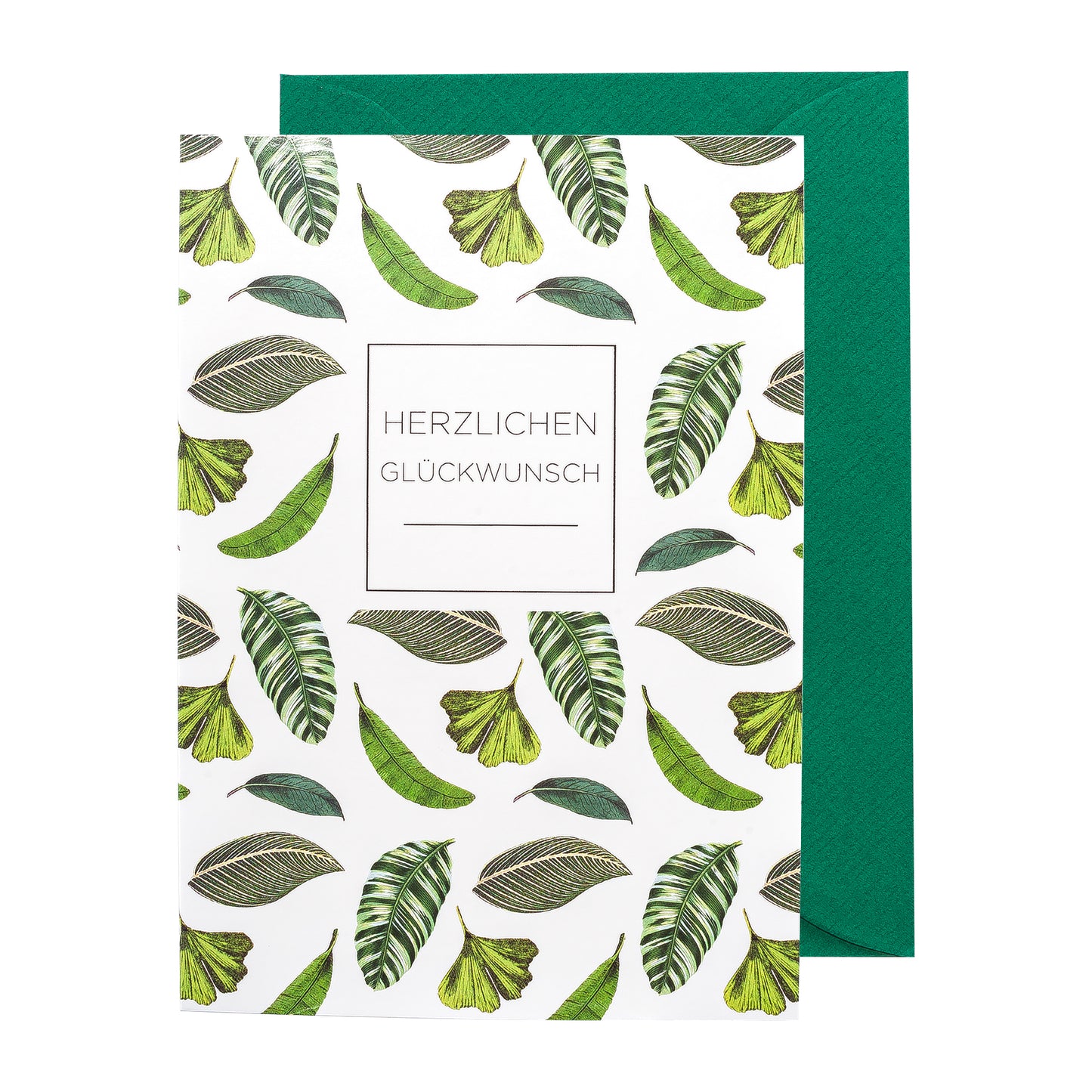 Grußkarte Herzlichen Glückwunsch – Botanic Bliss
