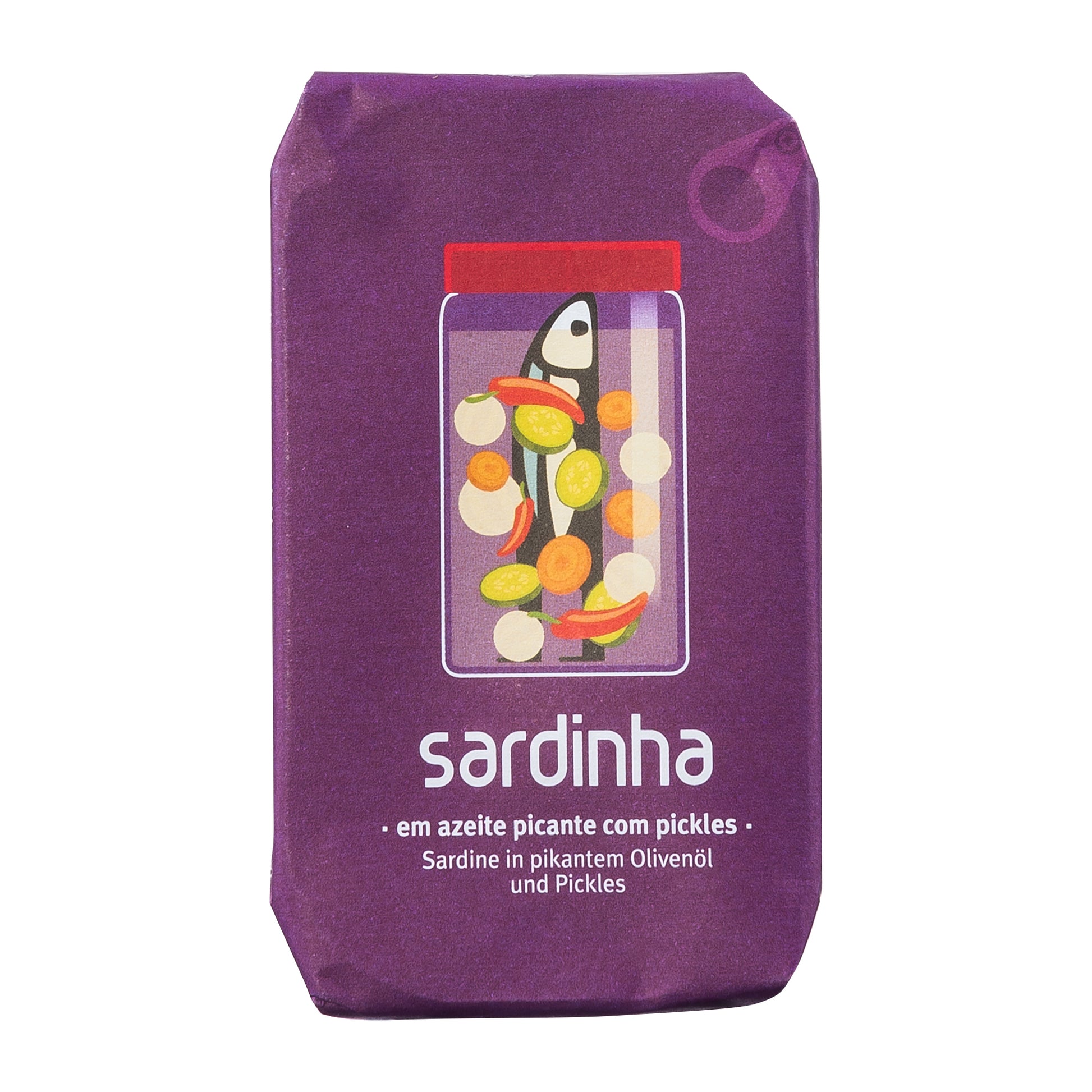 Sardinha  Ölsardinen mit Mixed Pickles