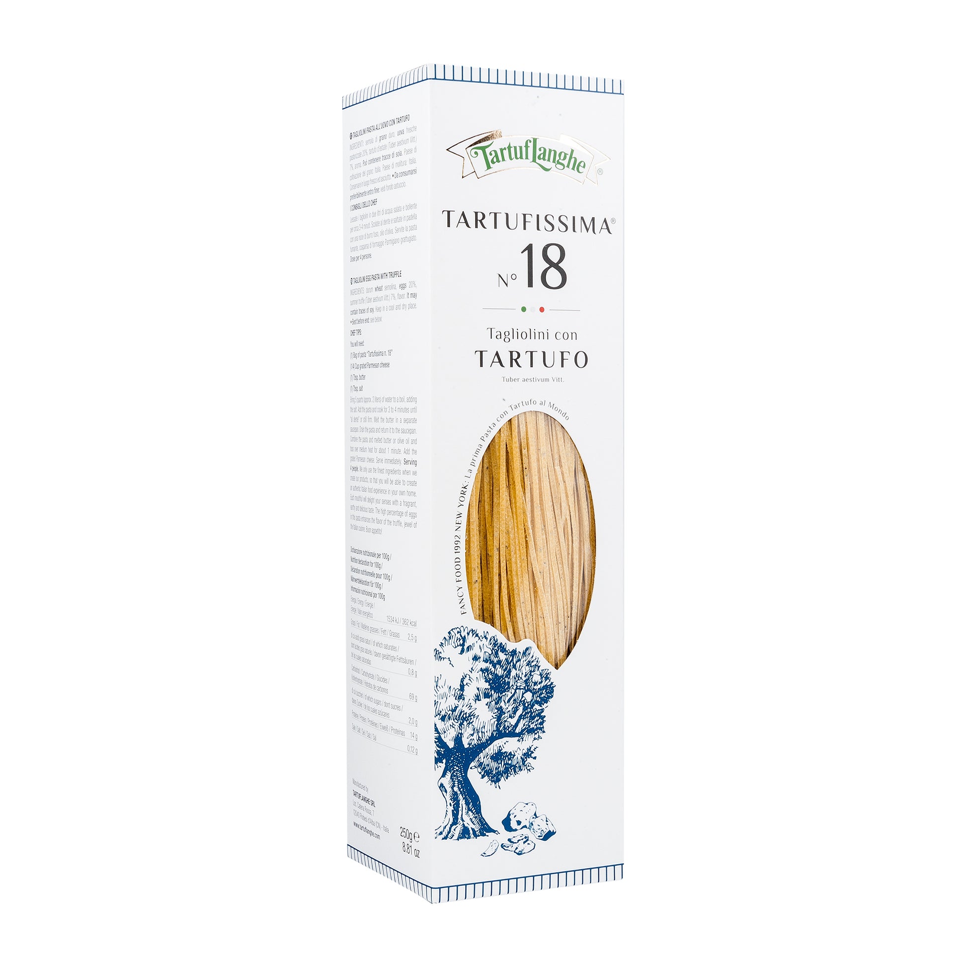 Tartuflanghe  Trüffelnudeln Tartufissima N° 18  250g