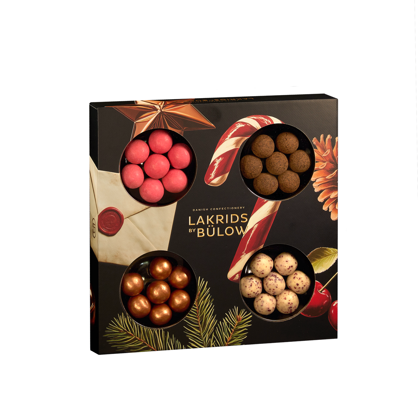 Lakrids by Bülow small Winter Selection Box 165 g mit vier Sorten