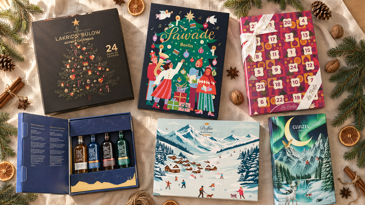 Adventskalender – Lakritz, Pralinen, Trüffel und Grappa für 24 Genusstage