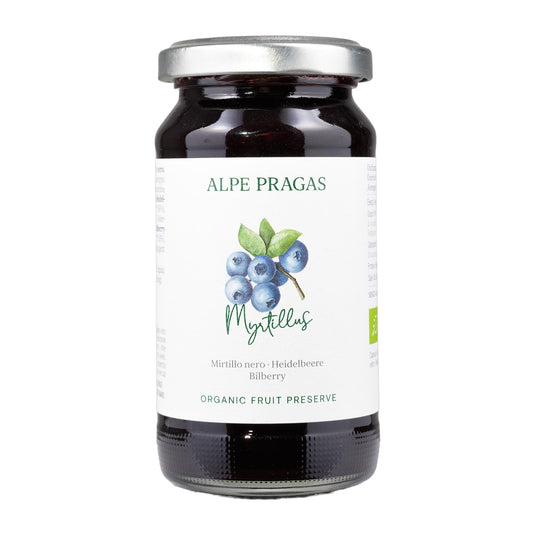 Alpe Pragas Bio Fruchtaufstrich Heidelbeere 220g