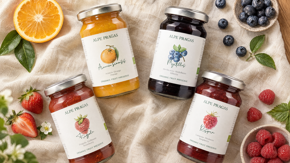 Alpe Pragas: Bio-Fruchtaufstriche & Bio-Konfitüre