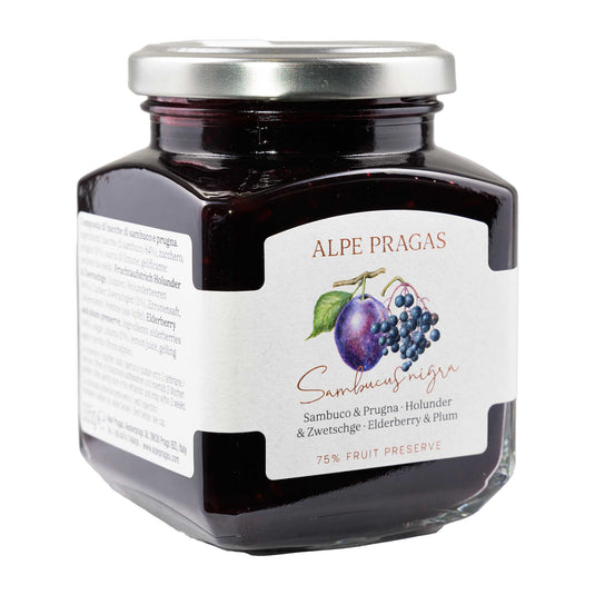 Alpe Pragas  Holunder Zwetschge Fruchtaufstrich