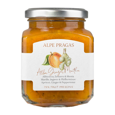 Apricot Ginger Mint Fruit Spread