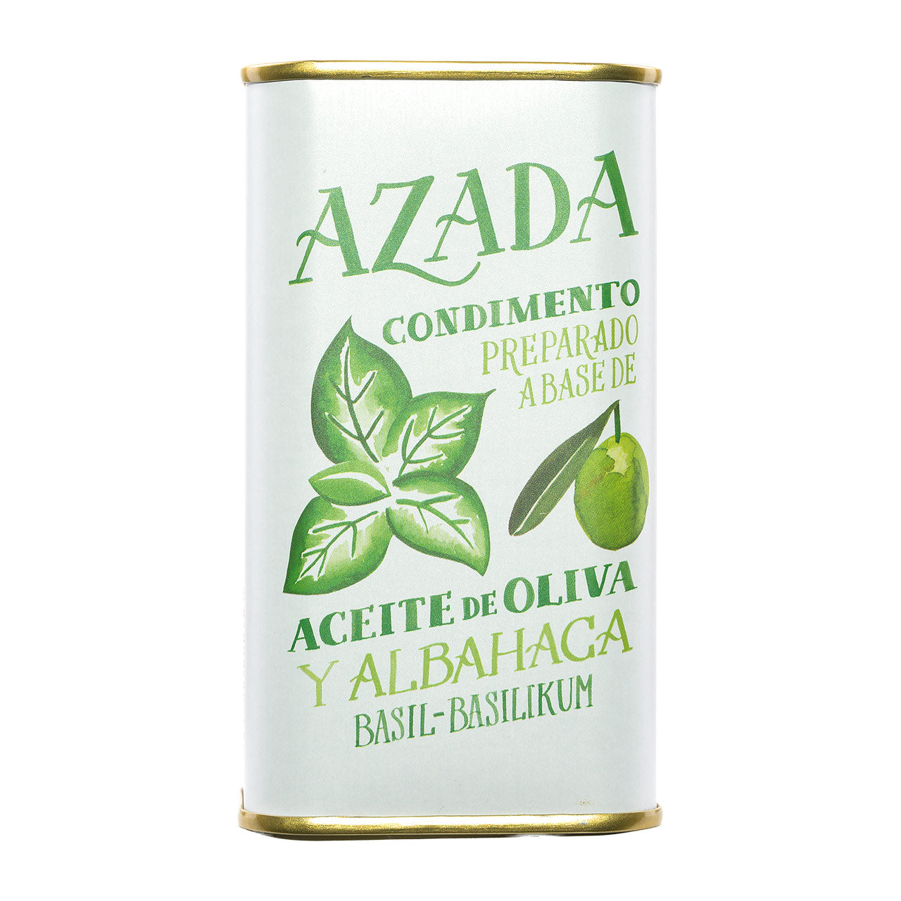 Azada Olivenöl mit Basilikum 225 ml