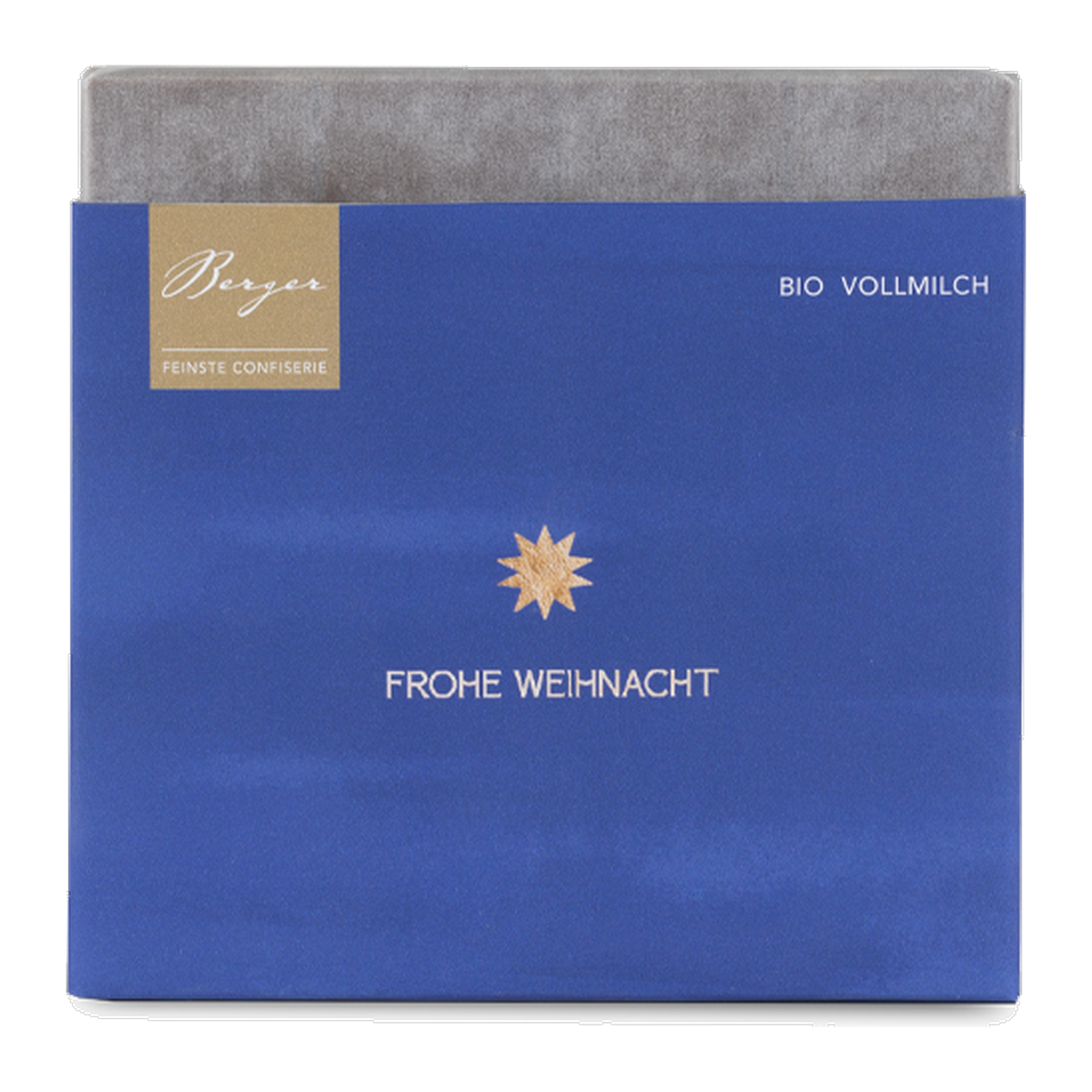 Frohe Weihnachten in Bio-Vollmilch von Berger Confiserie
