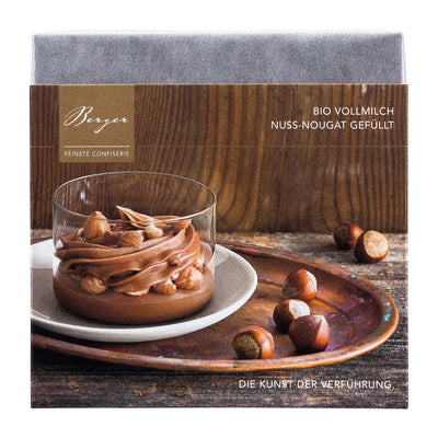 Whole milk nut nougat filled