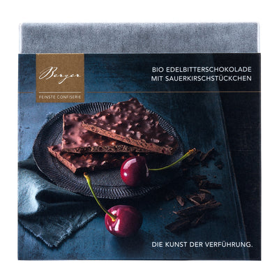 Zartbitter mit Sauerkirschstückchen