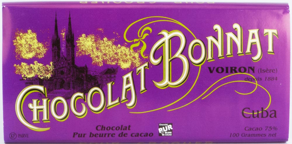 Bonnat Schokolade  Cuba 75%  Zartbitterschokolade