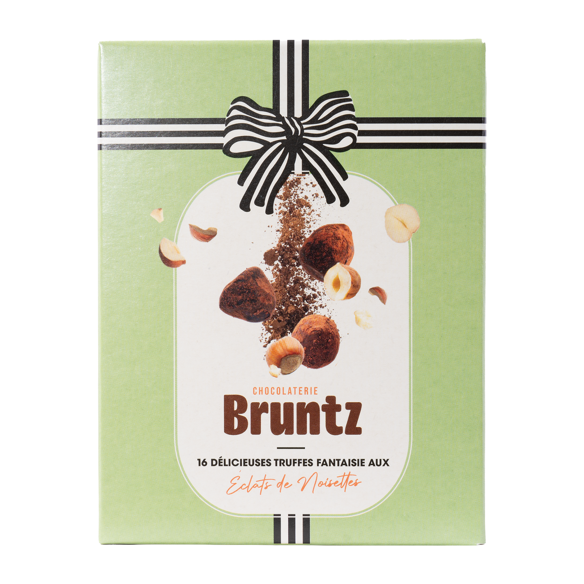 Chocolaterie Bruntz Kakaokonfekt mit Haselnuss-Knusper 
