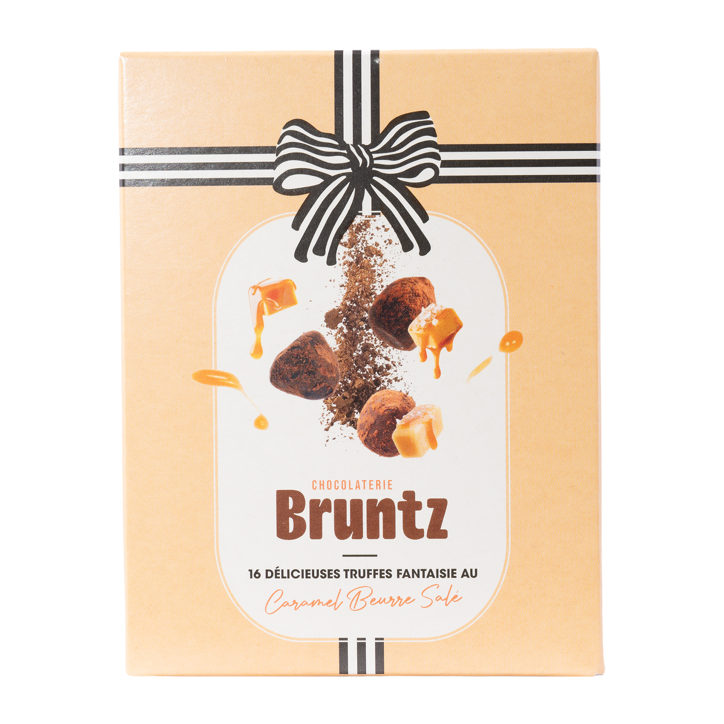 Chocolaterie Bruntz Kakaokonfekt mit gesalzenem Karamell 