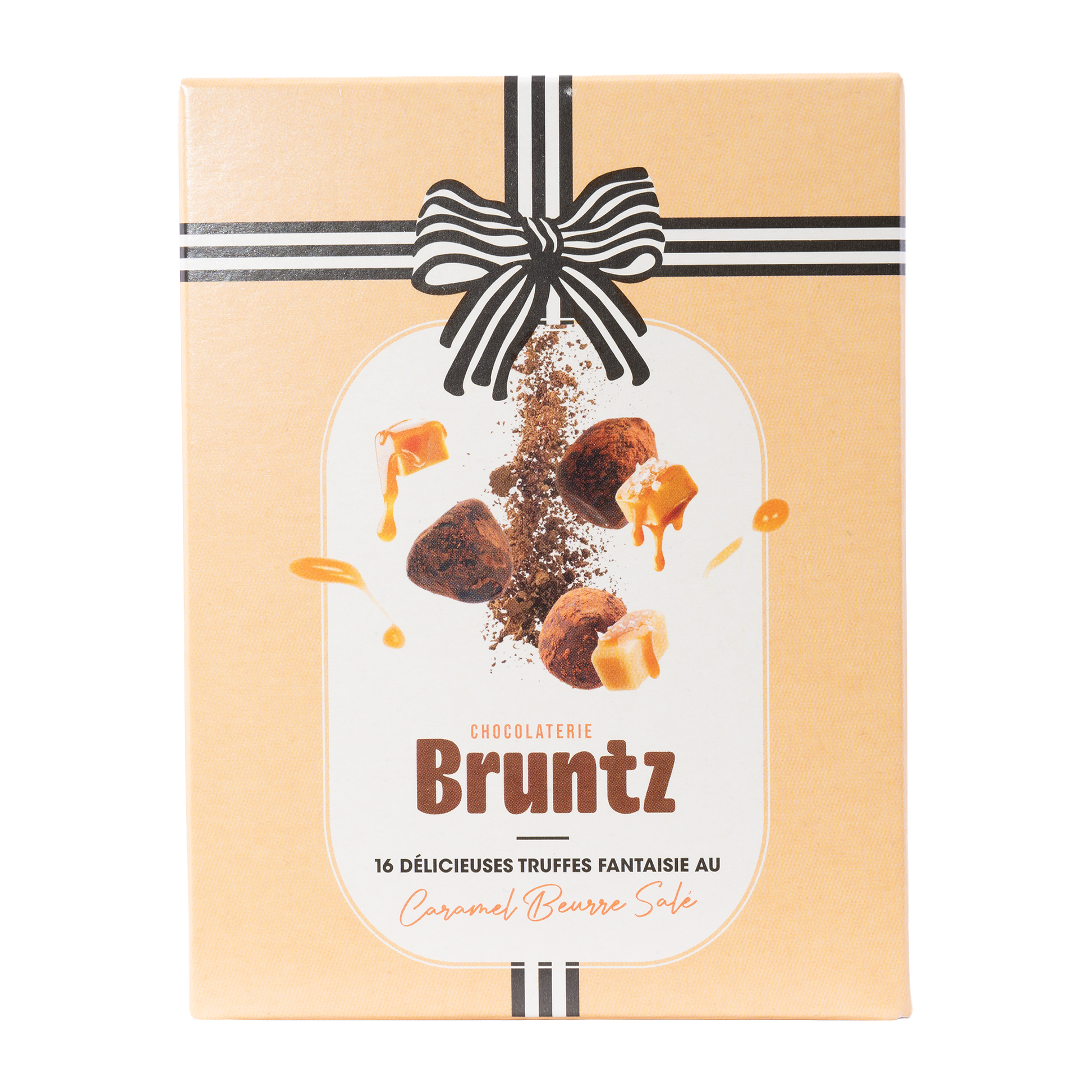 Chocolaterie Bruntz Kakaokonfekt mit gesalzenem Karamell 