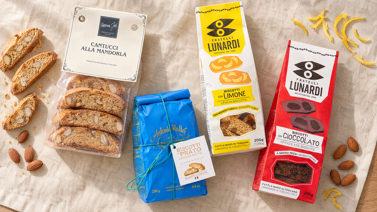 Cantuccini: Mandelkekse & Schokokekse aus der Toskana