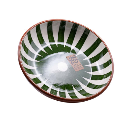 Ceramic bowl medium – ray green