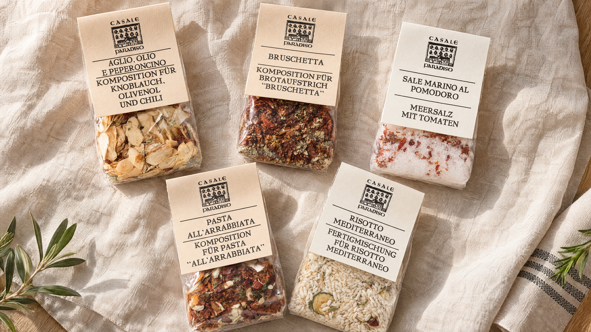 Casale Paradiso: Pasta-Würze, Risotto und Meersalz aus Chieti